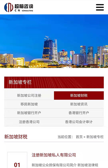 超腦商務咨詢網站案例圖片2