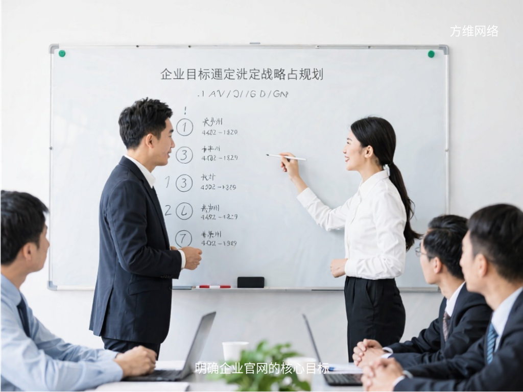 明確企業官網的核心目標