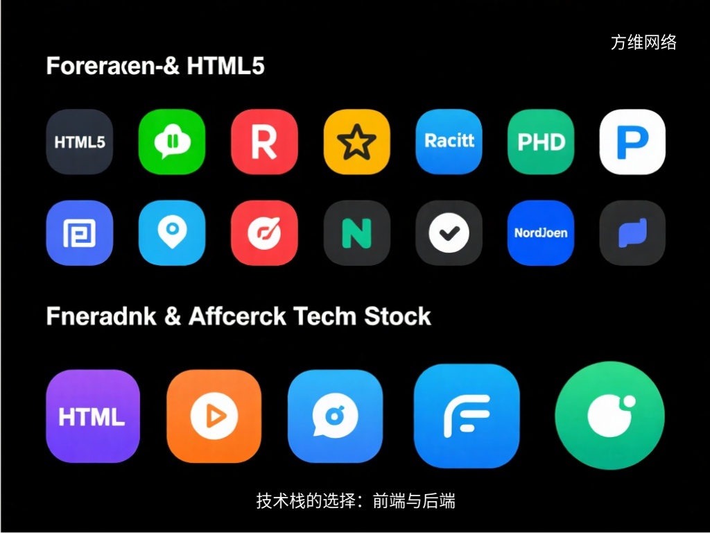 技術棧的選擇：前端與后端