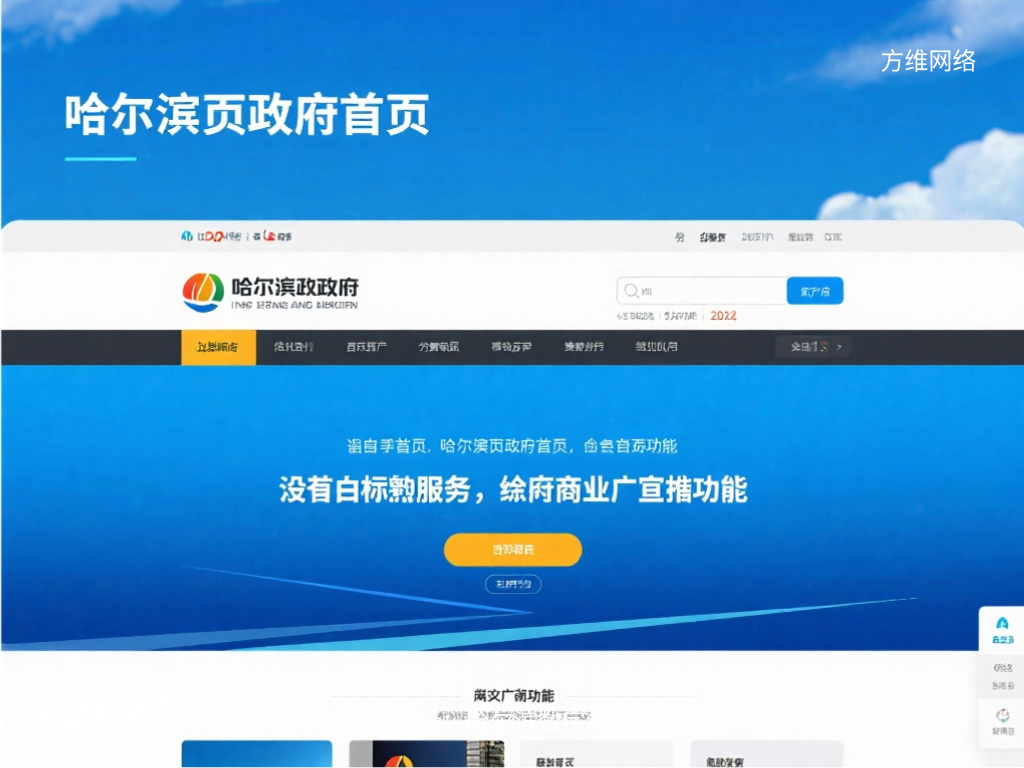 1. 網站建設：哈爾濱數字經濟的門戶