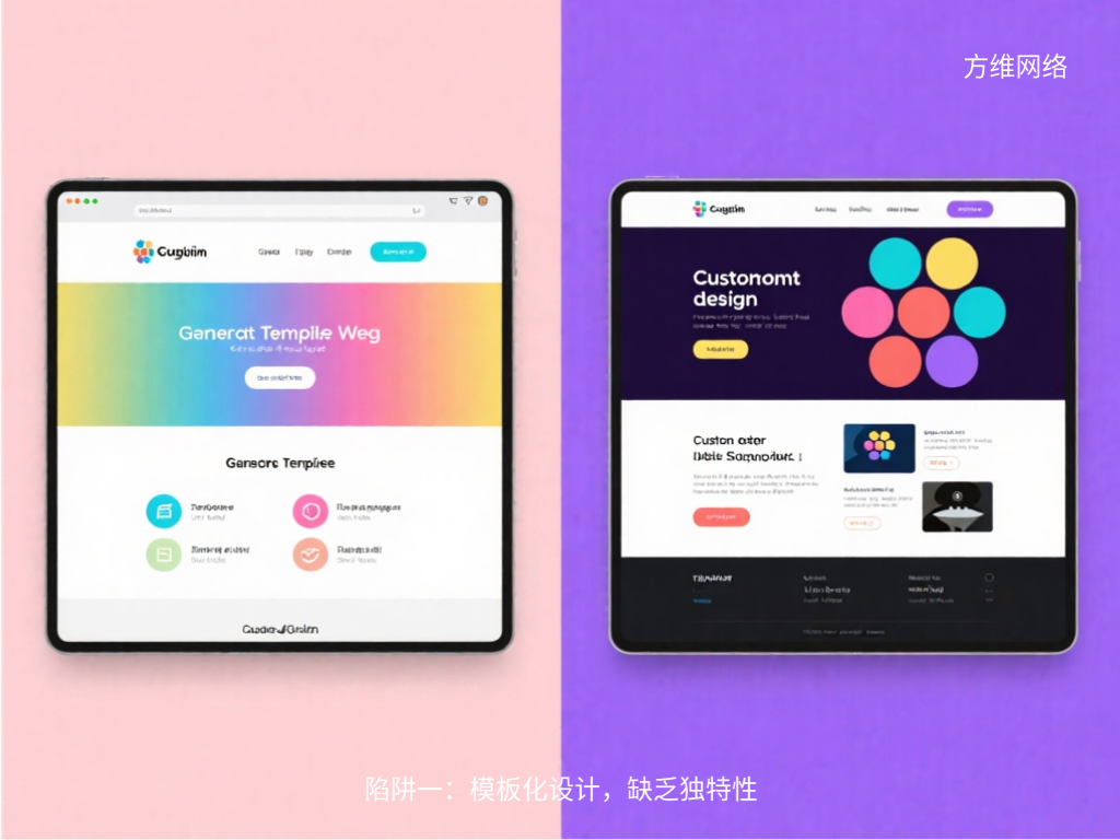 陷阱一：模板化設計，缺乏獨特性