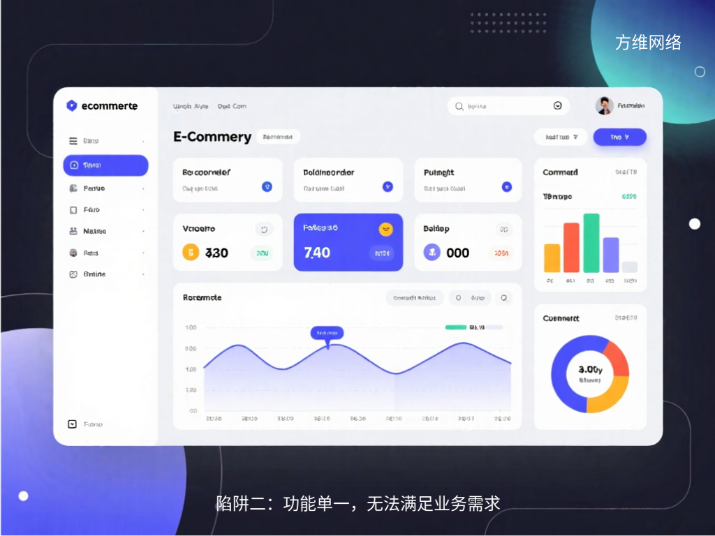 陷阱二：功能單一，無法滿足業務需求