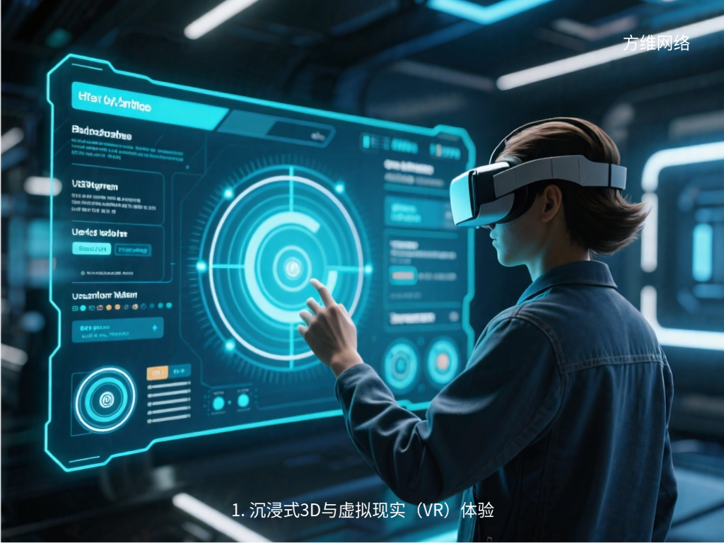 1. 沉浸式3D與虛擬現(xiàn)實(shí)（VR）體驗(yàn)