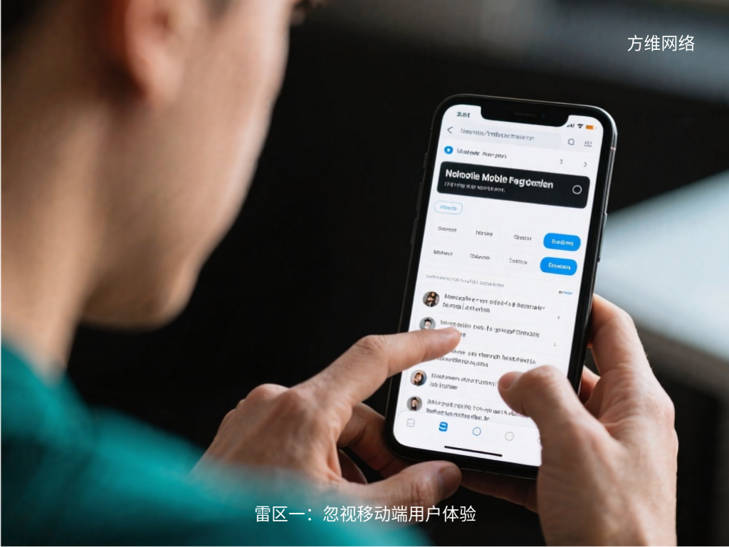 雷區一：忽視移動端用戶體驗